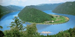 Donauradweg: la spettacolare ansa del Danubio vicino a Inzell - Austria