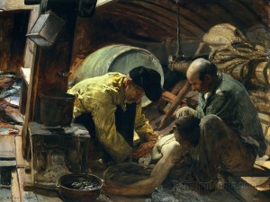 Joaquin Sorolla (1894) Museo del Prado, Madrid - E poi dicono che il pesce è caro